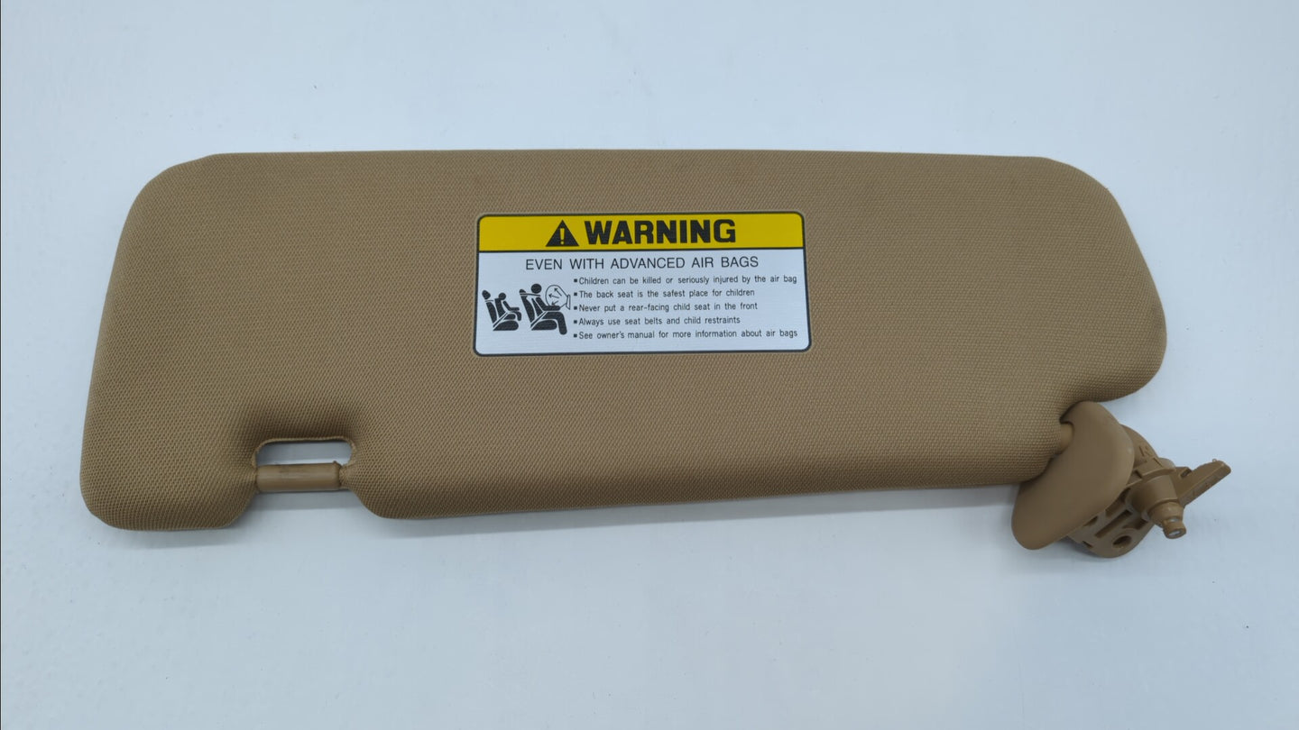 2011-2014 Hyundai Sonata Sun Visor Shade Replacement Passenger Right Mirror Fits Fits 2011 2012 2013 2014 OEM Used Auto Part