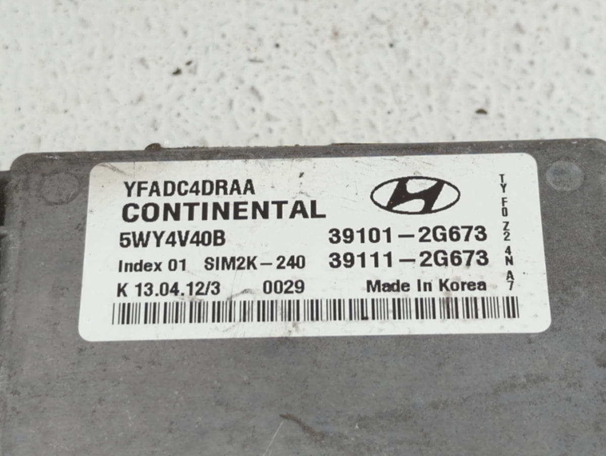 2011-2014 Hyundai Sonata PCM Engine Control Computer ECU ECM PCU OEM P/N:39101-2G673 39101-2G671 Fits 2011 2012 2013 2014 OE