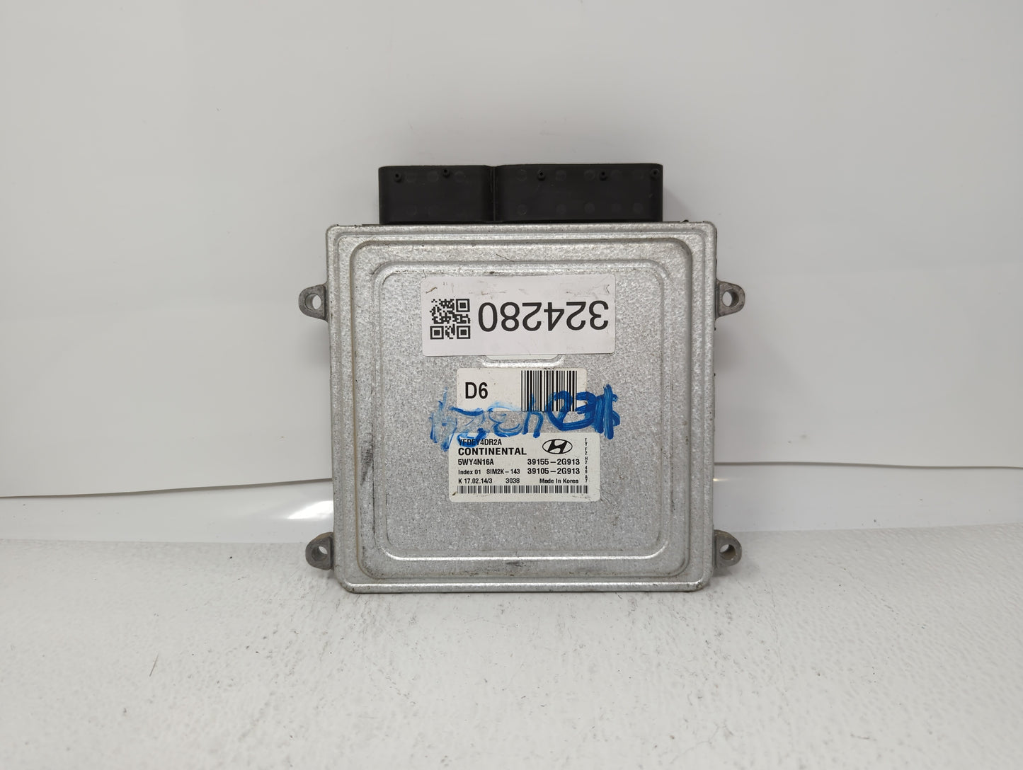 2011-2015 Hyundai Sonata PCM Engine Control Computer ECU ECM PCU OEM P/N:39155-2G912 39155-2G916 Fits OEM Used Auto Parts - 