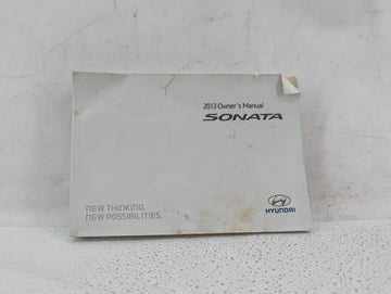 2013 Hyundai Sonata Owners Manual Book Guide OEM Used Auto Parts - Oemusedautoparts1.com