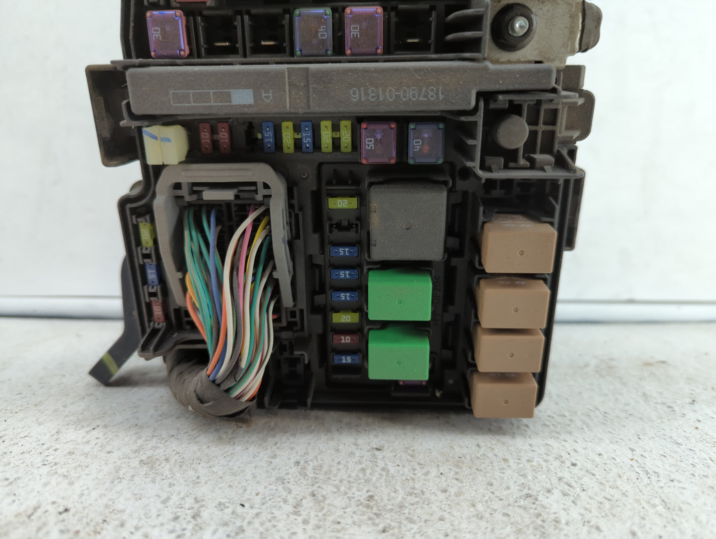 2011-2014 Hyundai Sonata Fusebox Fuse Box Panel Relay Module P/N:VS912003Q094YB VS912003Q072ML Fits Fits 2011 2012 2013 2014