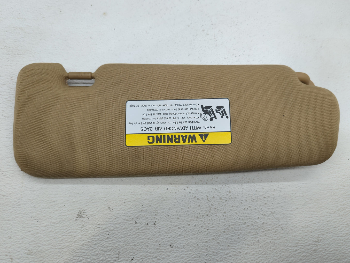 2011-2015 Hyundai Sonata Sun Visor Shade Replacement Driver Left Mirror Fits Fits 2011 2012 2013 2014 2015 OEM Used Auto Par