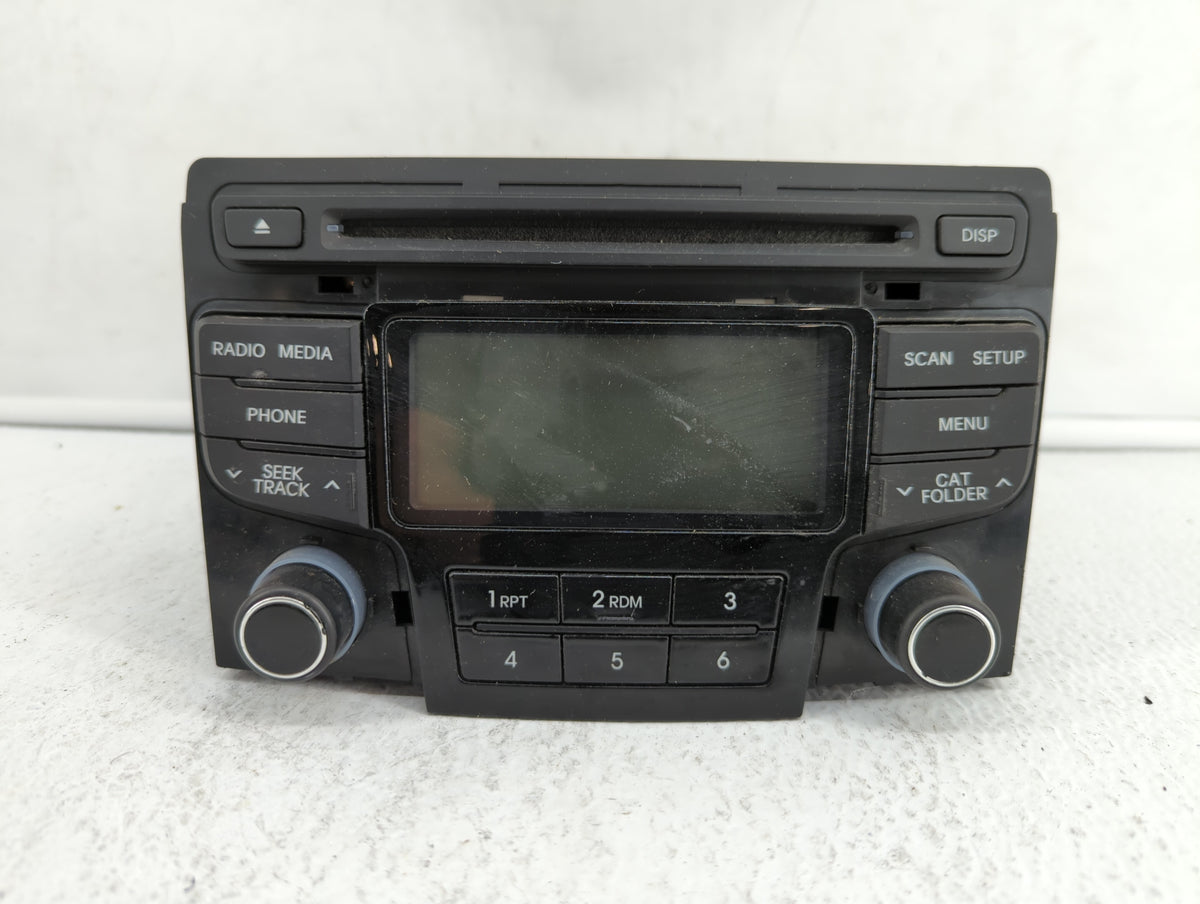 2013-2014 Hyundai Sonata Am Fm Cd Player Radio Receiver 372516 - Oemusedautoparts1.com