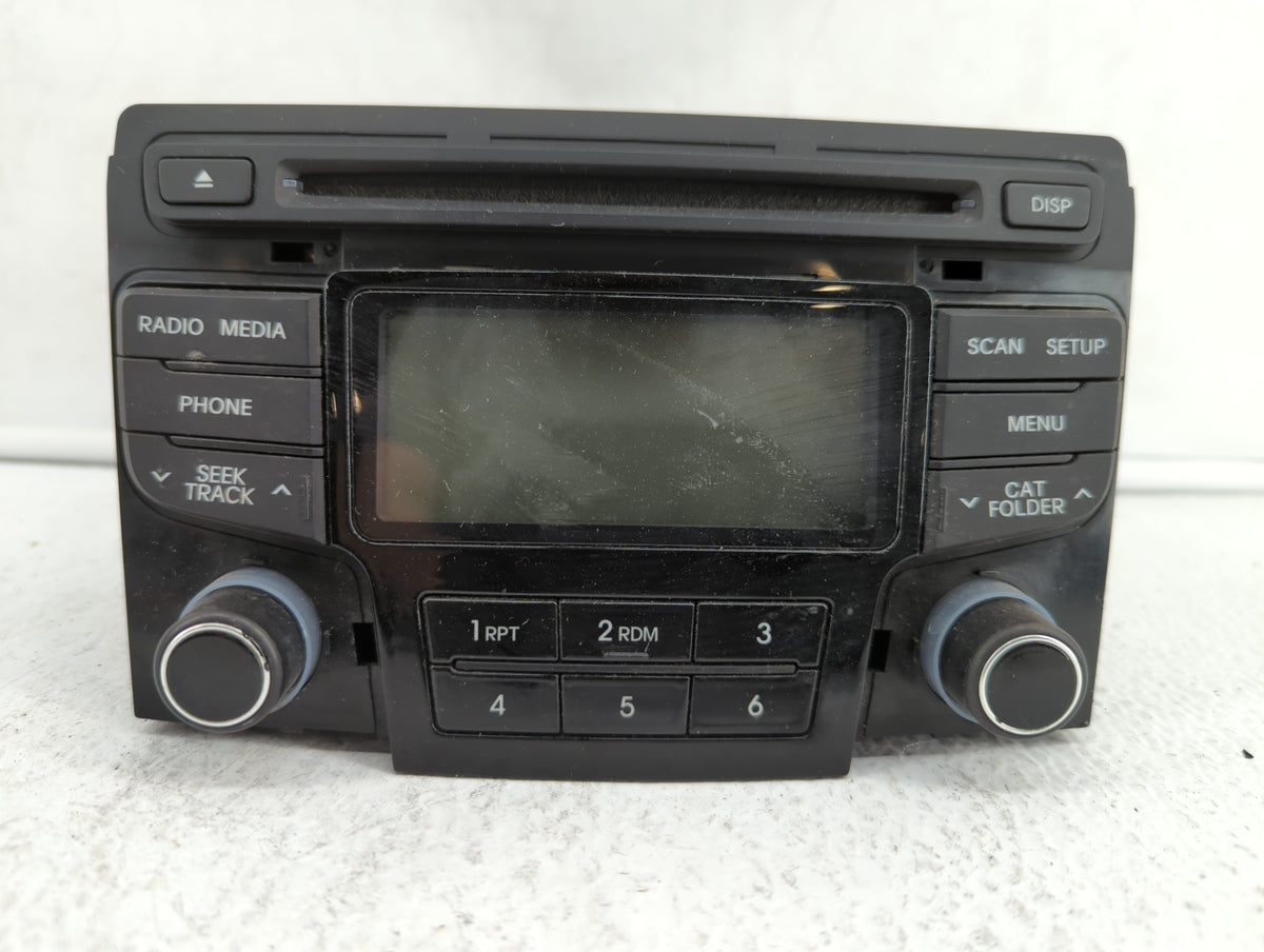 2013-2014 Hyundai Sonata Am Fm Cd Player Radio Receiver 372516 - Oemusedautoparts1.com