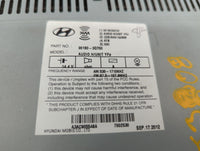 2013-2014 Hyundai Sonata Am Fm Cd Player Radio Receiver 372516 - Oemusedautoparts1.com