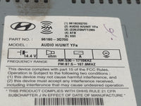 2012-2014 Hyundai Sonata Am Fm Cd Player Radio Receiver - Oemusedautoparts1.com