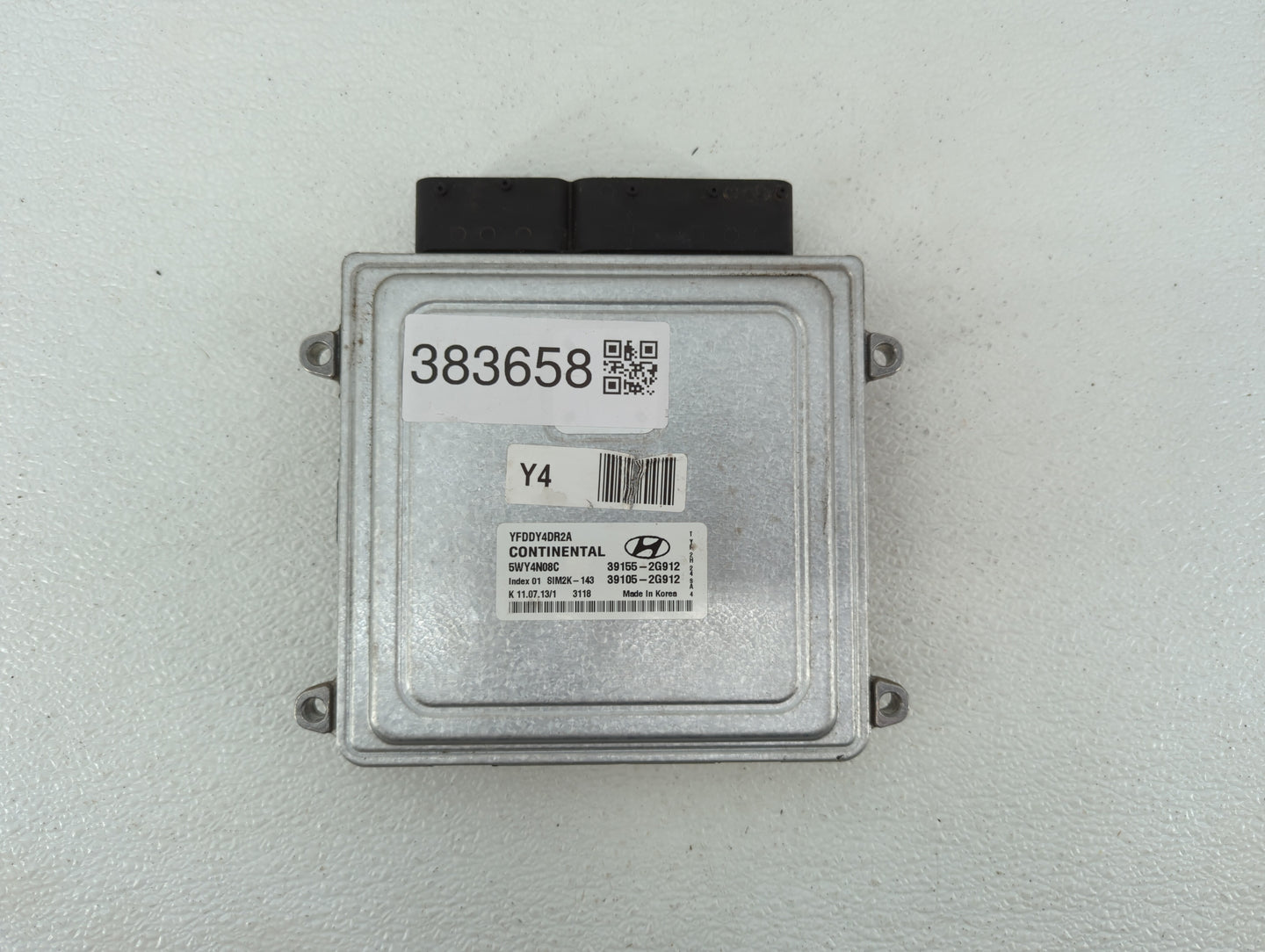 2011-2015 Hyundai Sonata PCM Engine Control Computer ECU ECM PCU OEM P/N:39155-2G911 39105-2G911 Fits OEM Used Auto Parts - 