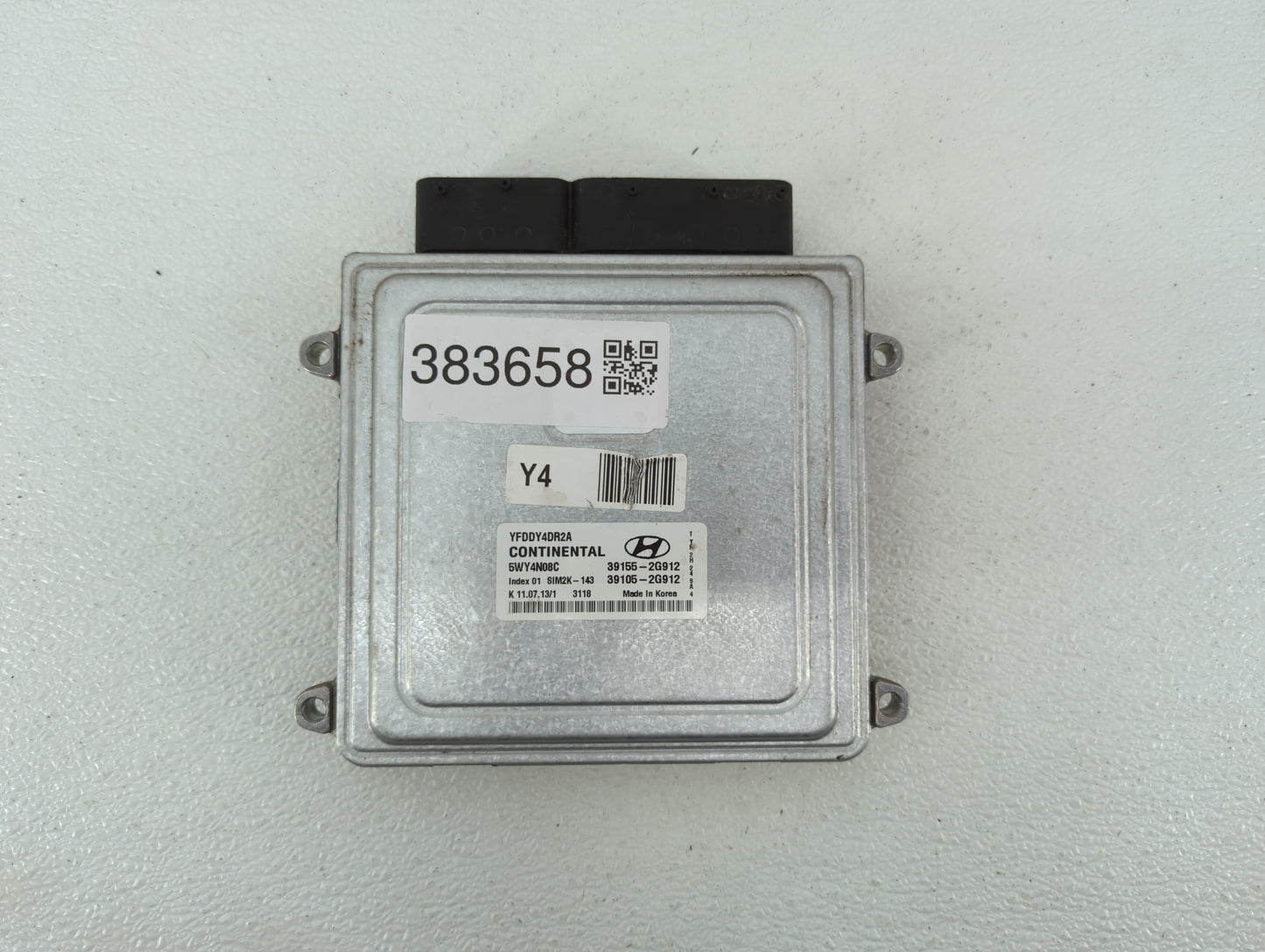 2011-2015 Hyundai Sonata PCM Engine Control Computer ECU ECM PCU OEM P/N:39155-2G911 39105-2G911 Fits OEM Used Auto Parts - 