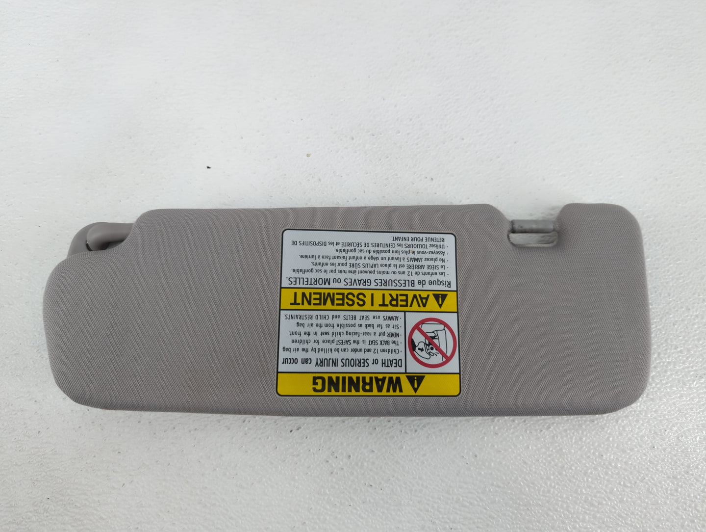 2011-2014 Hyundai Sonata Sun Visor Shade Replacement Passenger Right Mirror Fits Fits 2011 2012 2013 2014 OEM Used Auto Part