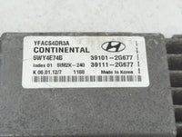 2013 Hyundai Sonata PCM Engine Control Computer ECU ECM PCU OEM P/N:39111-2G677 39101-2G677, 89661-47640 Fits OEM Used Auto 