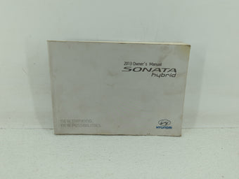 compare product 2013 Hyundai Sonata Owners Manual Book Guide OEM Used Auto Parts