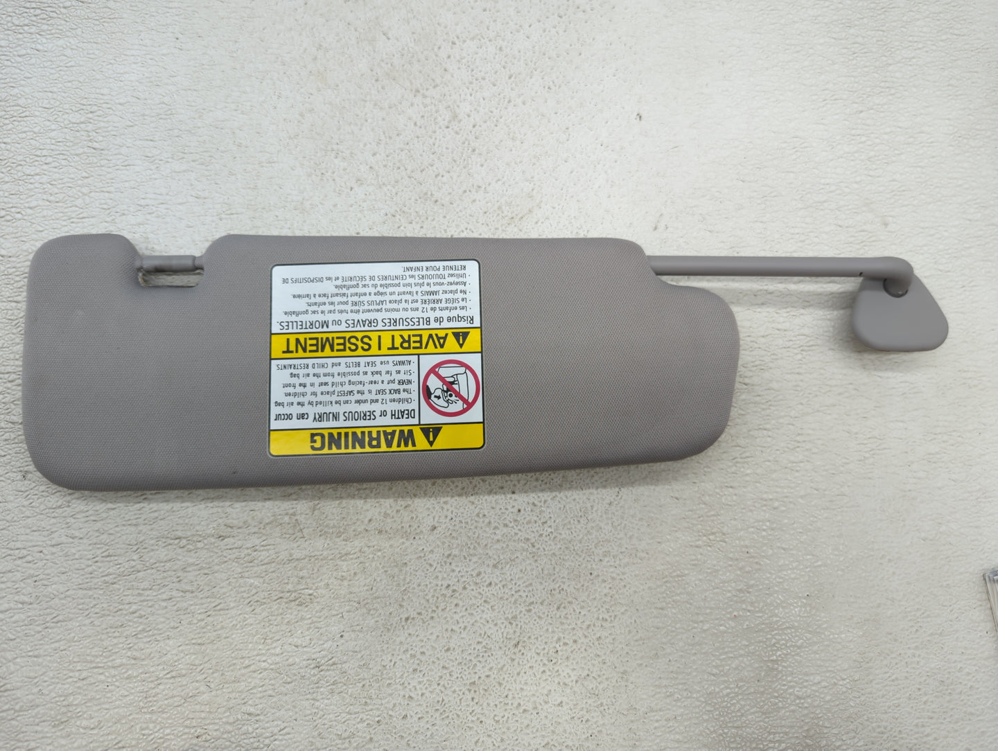 2011-2015 Hyundai Sonata Sun Visor Shade Replacement Driver Left Mirror Fits Fits 2011 2012 2013 2014 2015 OEM Used Auto Par