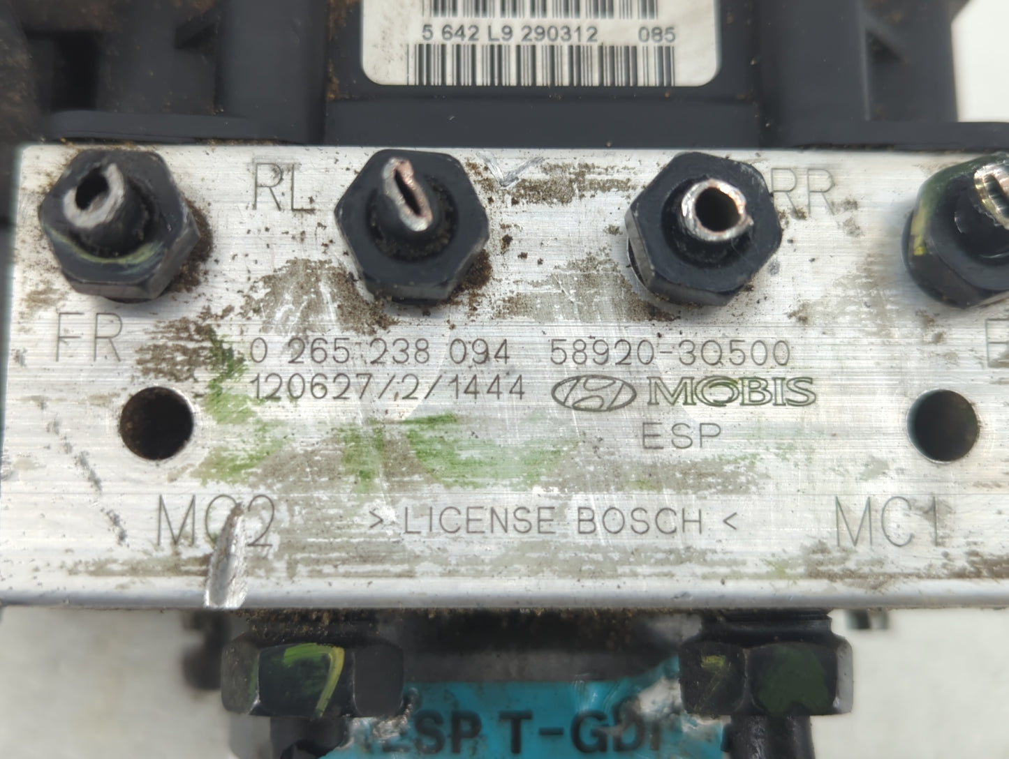 2011-2013 Hyundai Sonata ABS Pump Control Module Replacement P/N:58920-3Q400 58920-3Q500 Fits Fits 2011 2012 2013 OEM Used A