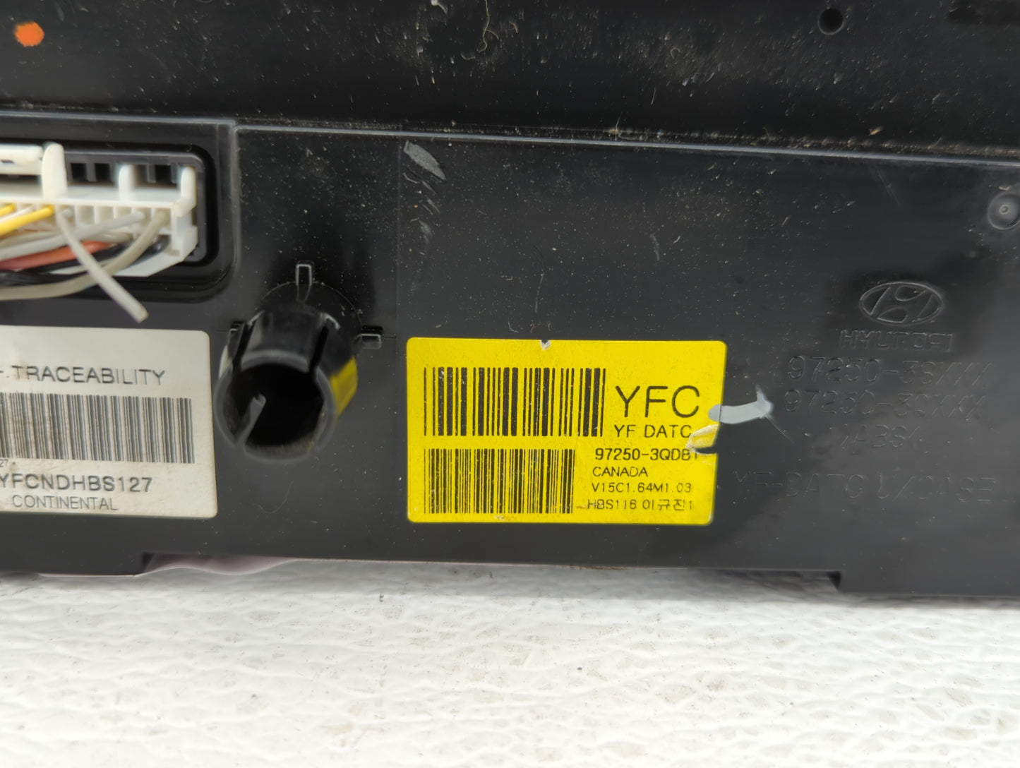 2011-2013 Hyundai Sonata Climate Control Module Temperature AC/Heater Replacement P/N:97250-3Q001 94510-3Q000 Fits OEM Used 