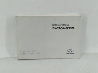 compare product 2013 Hyundai Sonata Owners Manual Book Guide OEM Used Auto Parts