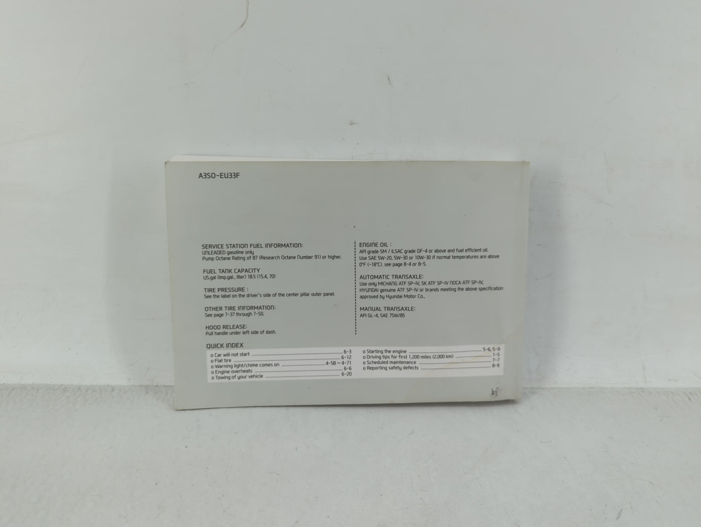 2013 Hyundai Sonata Owners Manual Book Guide OEM Used Auto Parts - Oemusedautoparts1.com