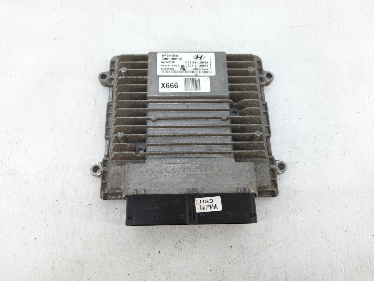 2011-2014 Hyundai Sonata PCM Engine Control Computer ECU ECM PCU OEM P/N:39111-2G669 39101-2G667 Fits Fits 2011 2012 2013 20