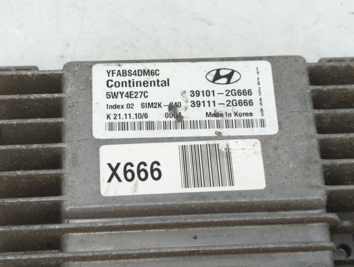 2011-2014 Hyundai Sonata PCM Engine Control Computer ECU ECM PCU OEM P/N:39111-2G669 39101-2G667 Fits Fits 2011 2012 2013 20