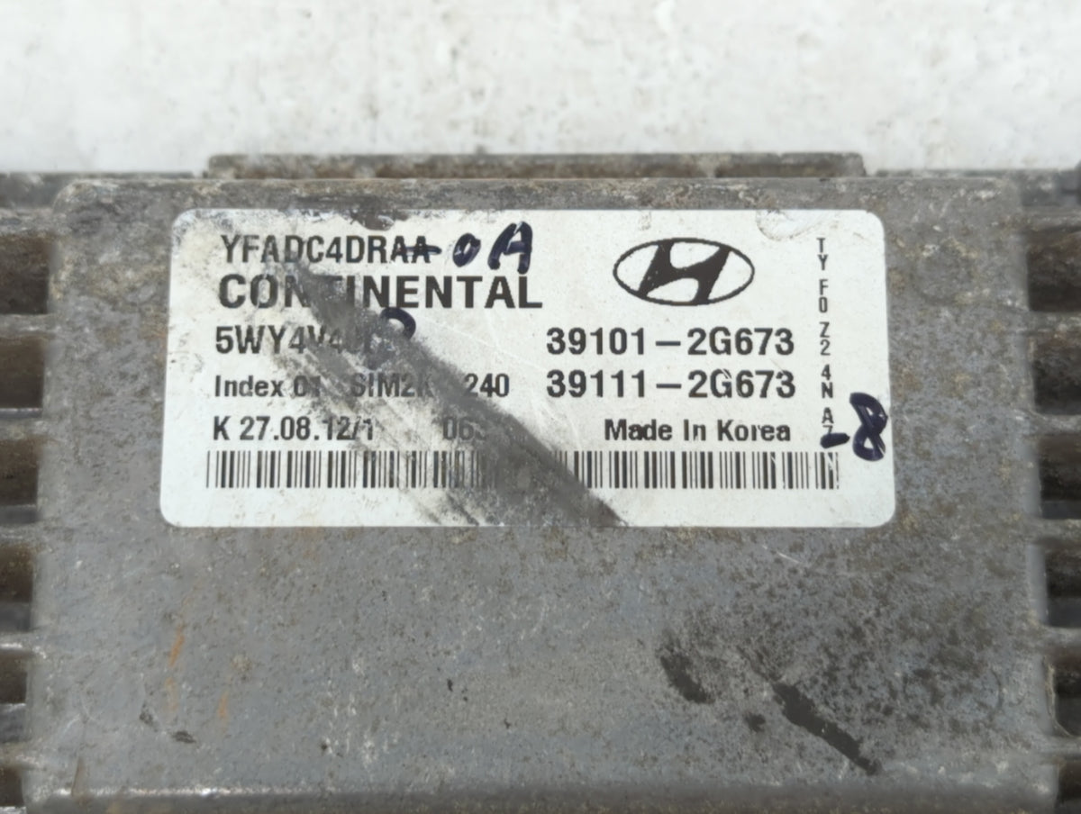 2011-2014 Hyundai Sonata PCM Engine Control Computer ECU ECM PCU OEM P/N:39111-2G674 39101-2G672 Fits 2011 2012 2013 2014 OE