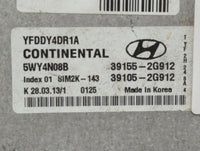2011-2015 Hyundai Sonata PCM Engine Control Computer ECU ECM PCU OEM P/N:39105-2G912 39155-2G912 Fits OEM Used Auto Parts - 