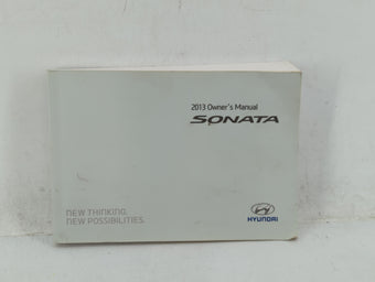 compare product 2013 Hyundai Sonata Owners Manual Book Guide OEM Used Auto Parts