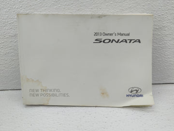 2013 Hyundai Sonata Owners Manual Book Guide OEM Used Auto Parts - Oemusedautoparts1.com