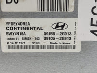 2011-2015 Hyundai Sonata PCM Engine Control Computer ECU ECM PCU OEM P/N:39105-2G913 39155-2G913 Fits OEM Used Auto Parts - 
