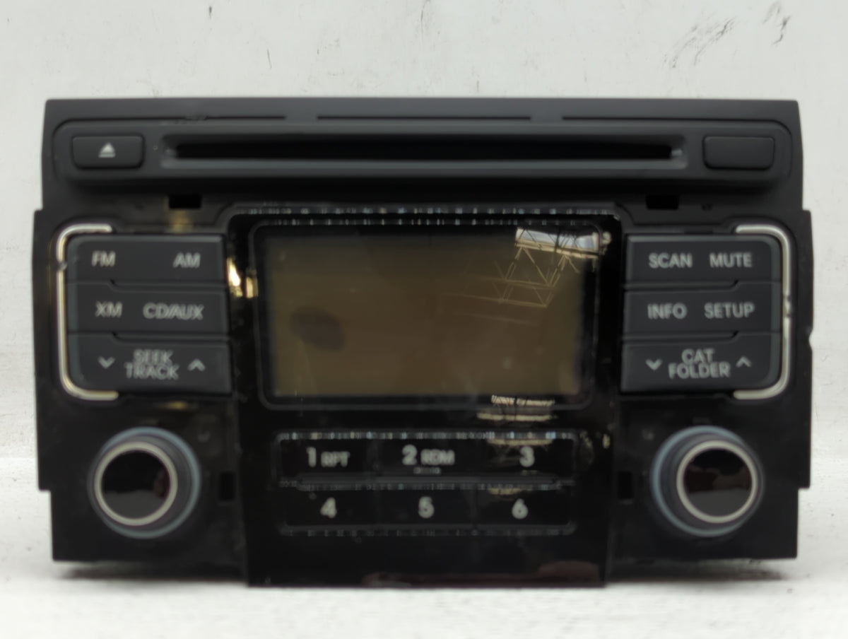 2013-2014 Hyundai Sonata Am Fm Cd Player Radio Receiver 457085 - Oemusedautoparts1.com