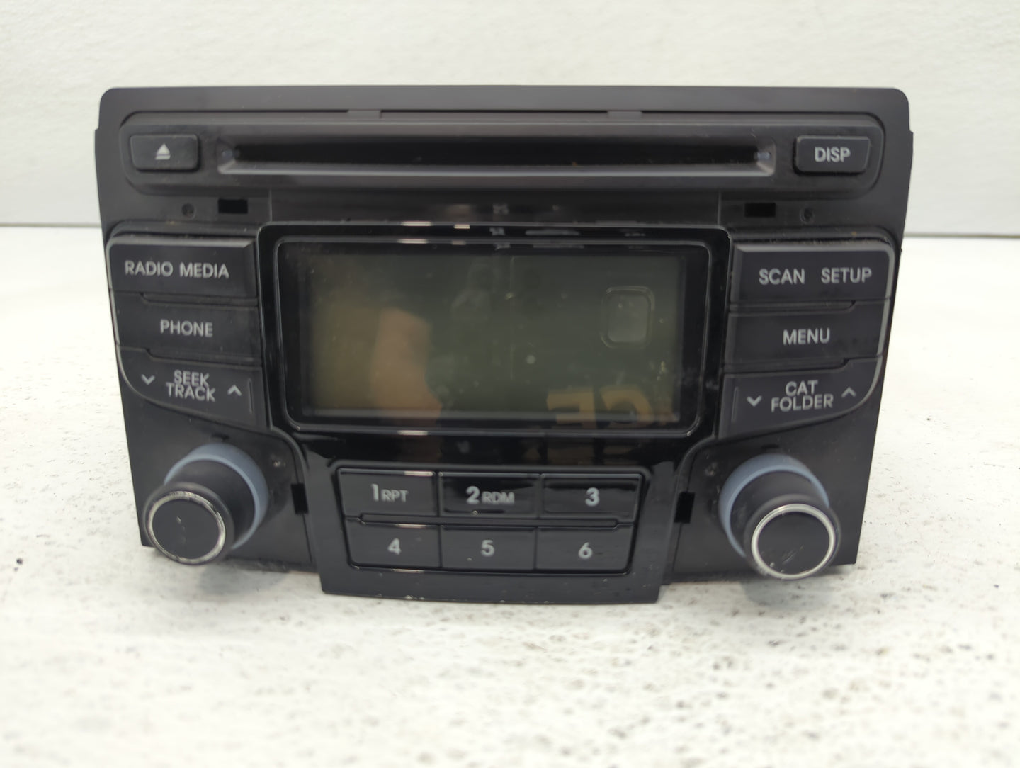 2013-2014 Hyundai Sonata Radio AM FM Cd Player Receiver Replacement P/N:96180-3Q8504X 96180-3Q8004X Fits Fits 2013 2014 OEM 