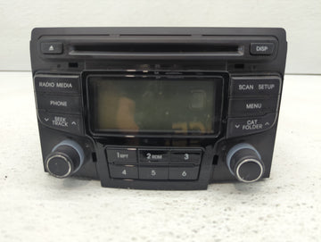 2013-2014 Hyundai Sonata Radio AM FM Cd Player Receiver Replacement P/N:96180-3Q8504X 96180-3Q8004X Fits Fits 2013 2014 OEM 