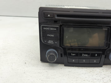 2013-2014 Hyundai Sonata Radio AM FM Cd Player Receiver Replacement P/N:96180-3Q8504X 96180-3Q8004X Fits Fits 2013 2014 OEM Used Auto Parts