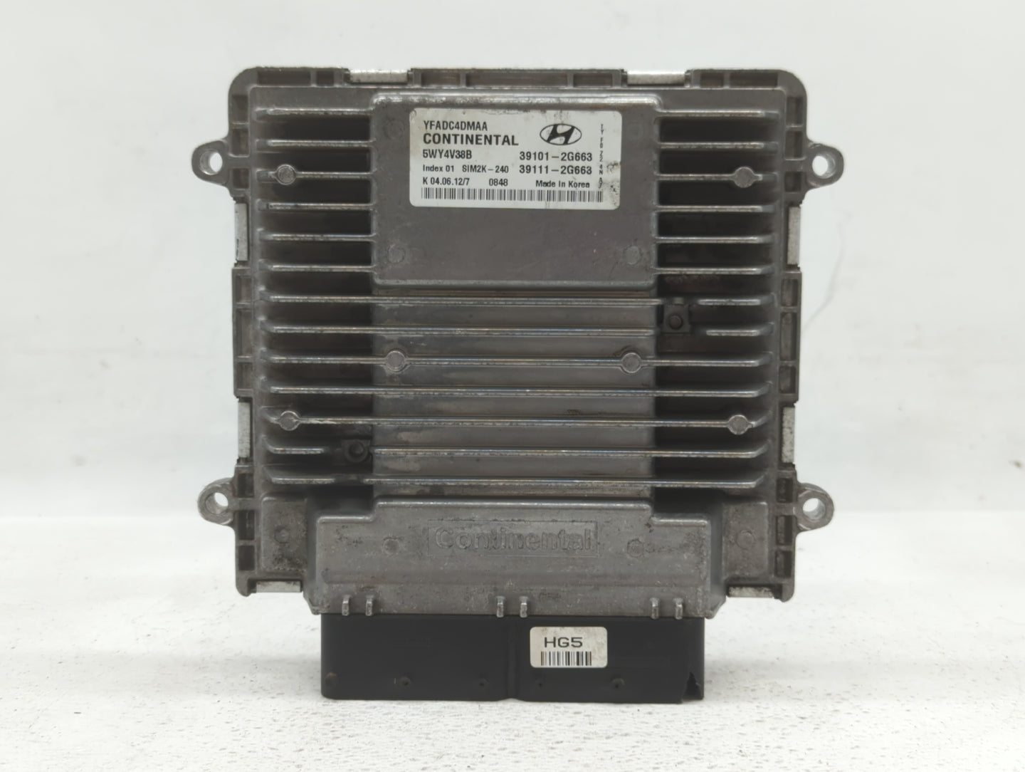 2011-2014 Hyundai Sonata PCM Engine Control Computer ECU ECM PCU OEM P/N:39111-2G663 39101-2G663 Fits Fits 2011 2012 2013 20