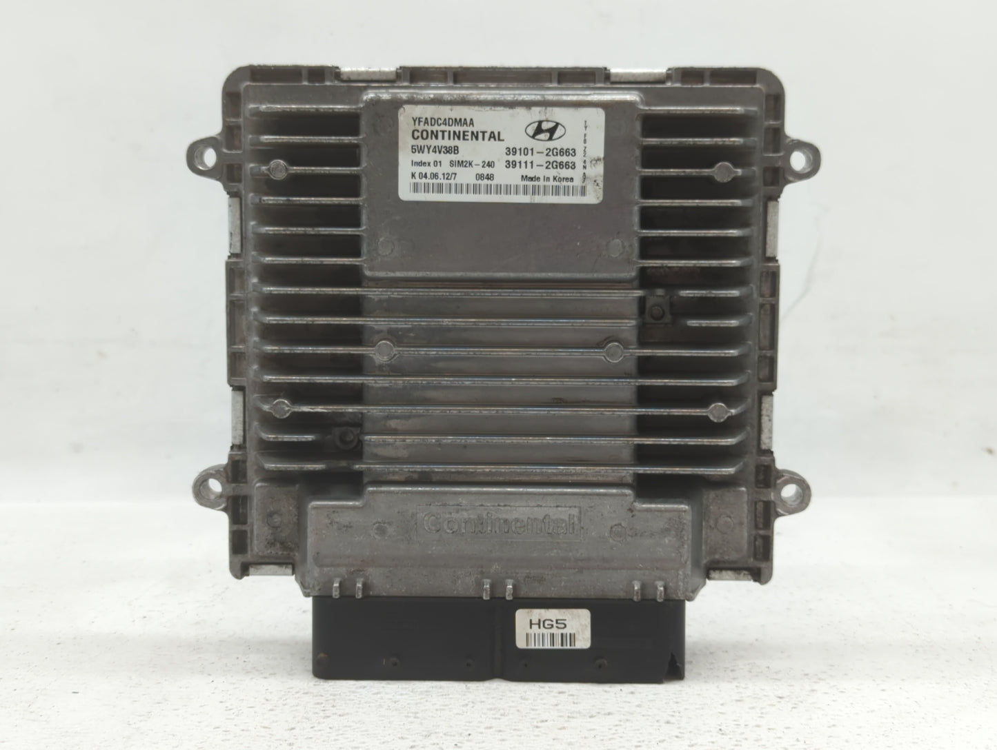 2011-2014 Hyundai Sonata PCM Engine Control Computer ECU ECM PCU OEM P/N:39111-2G663 39101-2G663 Fits Fits 2011 2012 2013 20