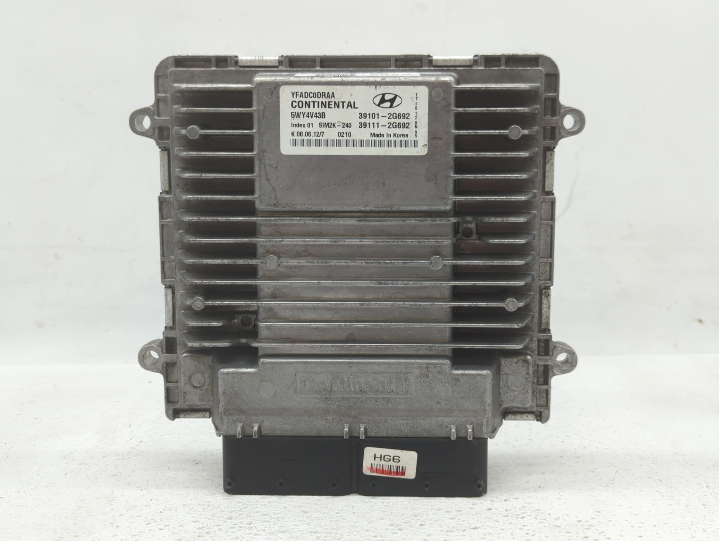 2011-2014 Hyundai Sonata PCM Engine Control Computer ECU ECM PCU OEM P/N:39111-2G690 39101-2G690 Fits Fits 2011 2012 2013 20