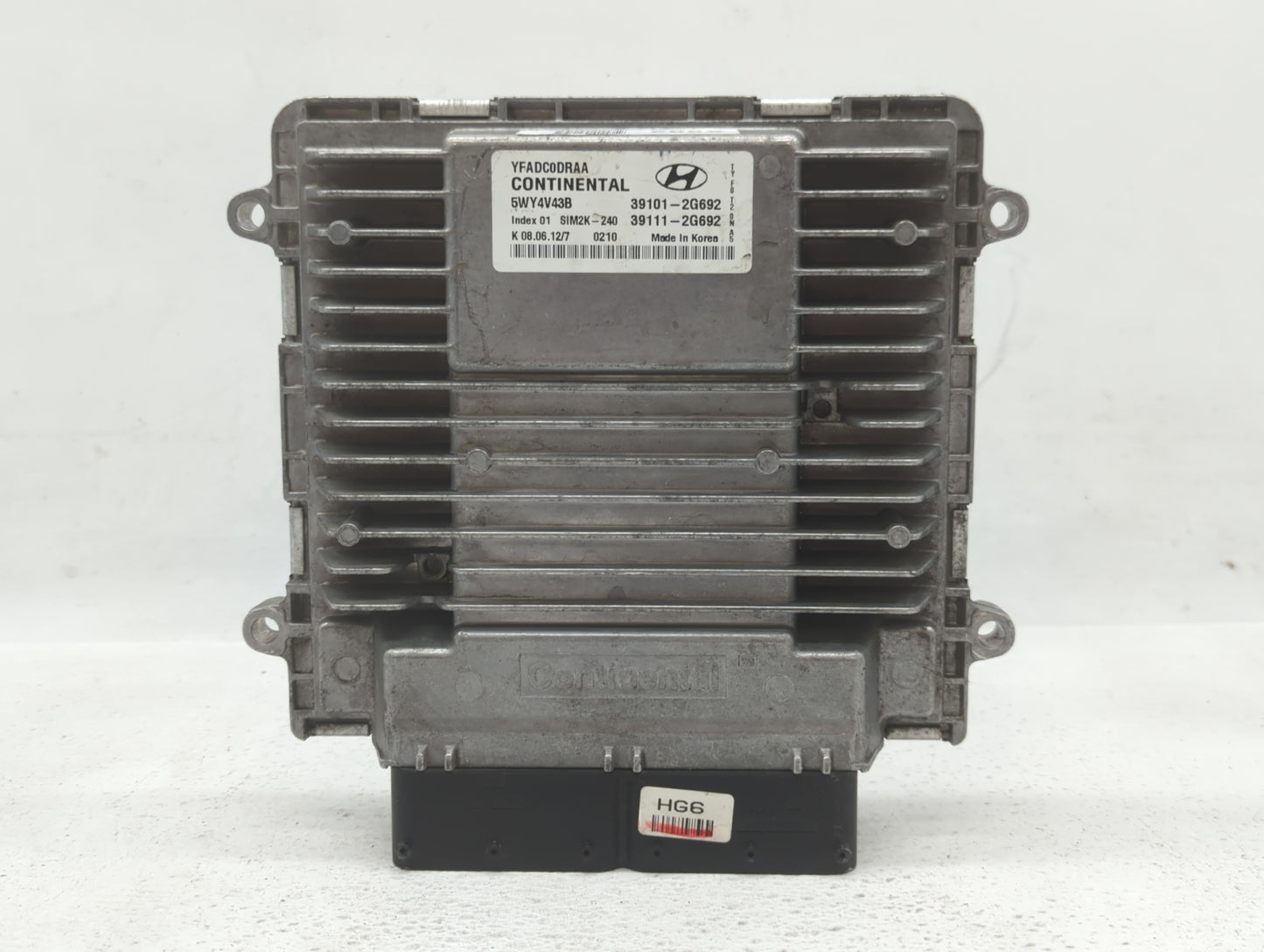 2011-2014 Hyundai Sonata PCM Engine Control Computer ECU ECM PCU OEM P/N:39111-2G690 39101-2G690 Fits Fits 2011 2012 2013 20