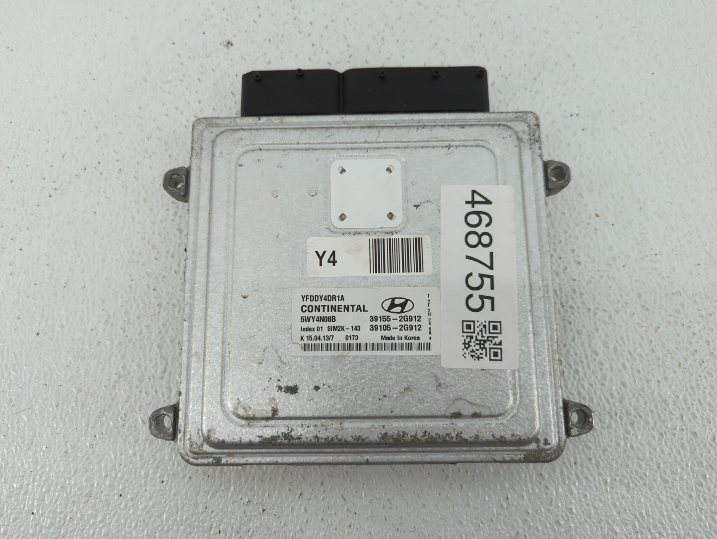 2011-2015 Hyundai Sonata PCM Engine Control Computer ECU ECM PCU OEM P/N:39155-2G910 39105-2G910 Fits OEM Used Auto Parts - 