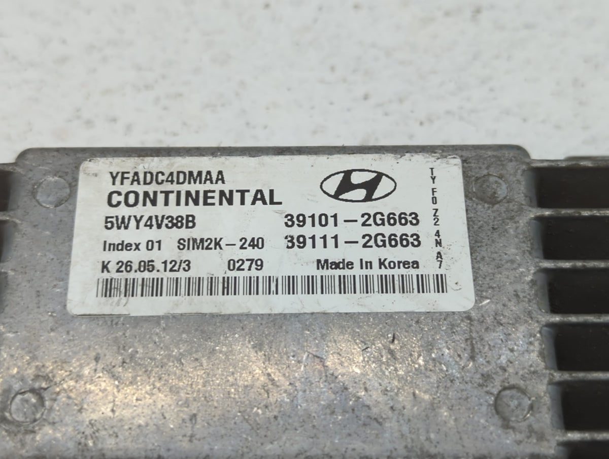 2011-2014 Hyundai Sonata PCM Engine Control Computer ECU ECM PCU OEM P/N:39111-2G664 39101-2G664 Fits 2011 2012 2013 2014 OE