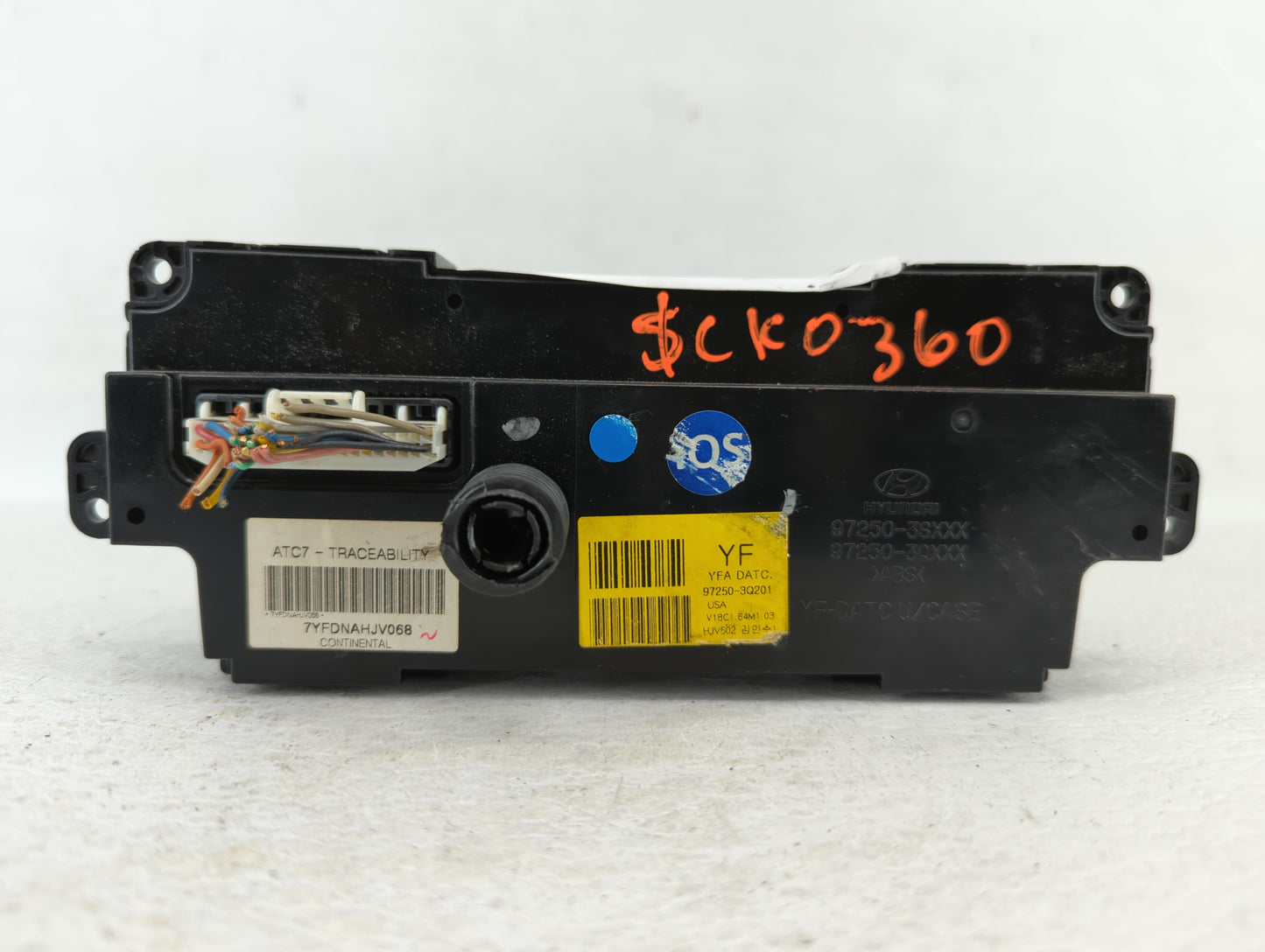 2011-2013 Hyundai Sonata Climate Control Module Temperature AC/Heater Replacement P/N:97250-3QDC1 97250-3QDA0 Fits OEM Used 