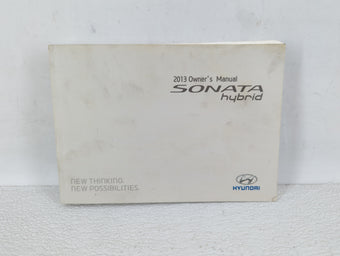 compare product 2013 Hyundai Sonata Owners Manual Book Guide OEM Used Auto Parts