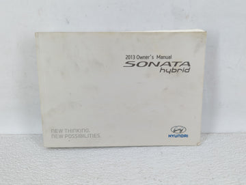 2013 Hyundai Sonata Owners Manual Book Guide OEM Used Auto Parts - Oemusedautoparts1.com
