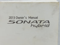 2013 Hyundai Sonata Owners Manual Book Guide OEM Used Auto Parts - Oemusedautoparts1.com