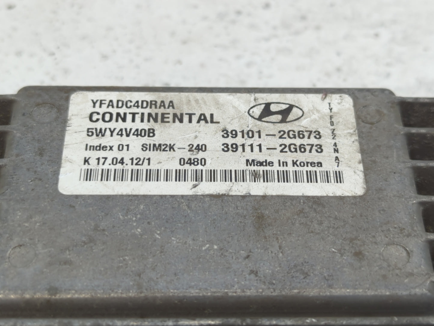 2011-2014 Hyundai Sonata PCM Engine Control Computer ECU ECM PCU OEM P/N:39111-2G664 39101-2G664 Fits Fits 2011 2012 2013 20