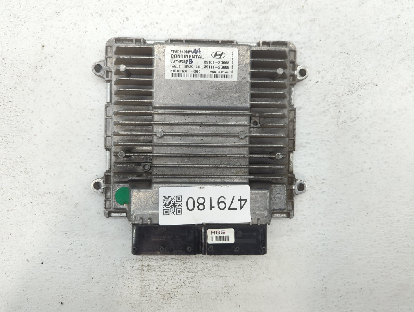 2011-2014 Hyundai Sonata PCM Engine Control Computer ECU ECM PCU OEM P/N:39111-2G668 39101-2G668 Fits Fits 2011 2012 2013 20