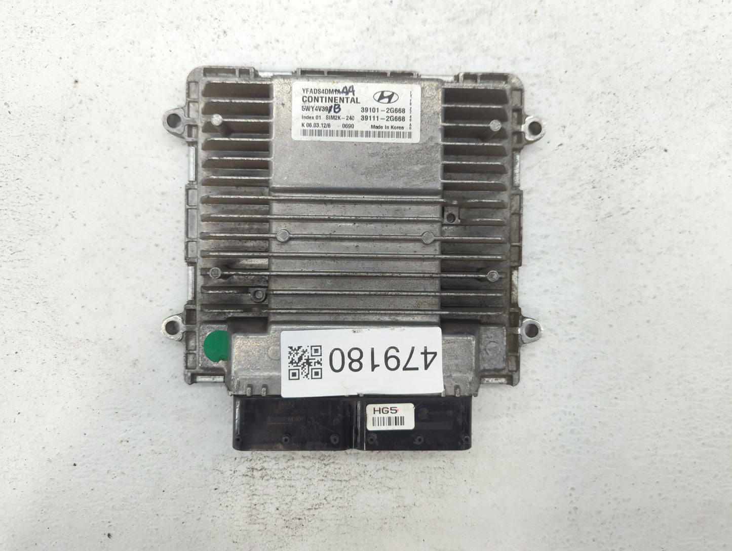 2011-2014 Hyundai Sonata PCM Engine Control Computer ECU ECM PCU OEM P/N:39111-2G668 39101-2G668 Fits Fits 2011 2012 2013 20