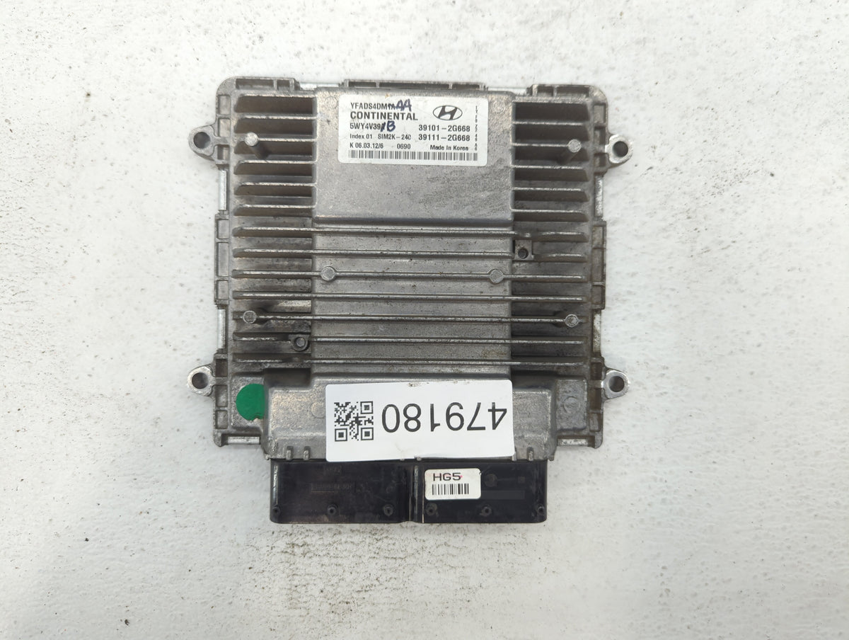 2011-2014 Hyundai Sonata PCM Engine Control Computer ECU ECM PCU OEM P/N:39111-2G668 39101-2G668 Fits 2011 2012 2013 2014 OE