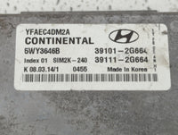 2011-2014 Hyundai Sonata PCM Engine Control Computer ECU ECM PCU OEM P/N:39111-2G663 39101-2G663 Fits Fits 2011 2012 2013 20