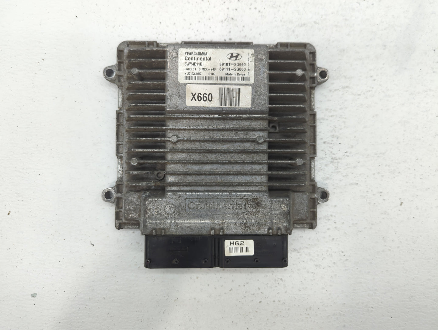 2011-2014 Hyundai Sonata PCM Engine Control Computer ECU ECM PCU OEM P/N:39111-2G663 39101-2G663 Fits Fits 2011 2012 2013 20