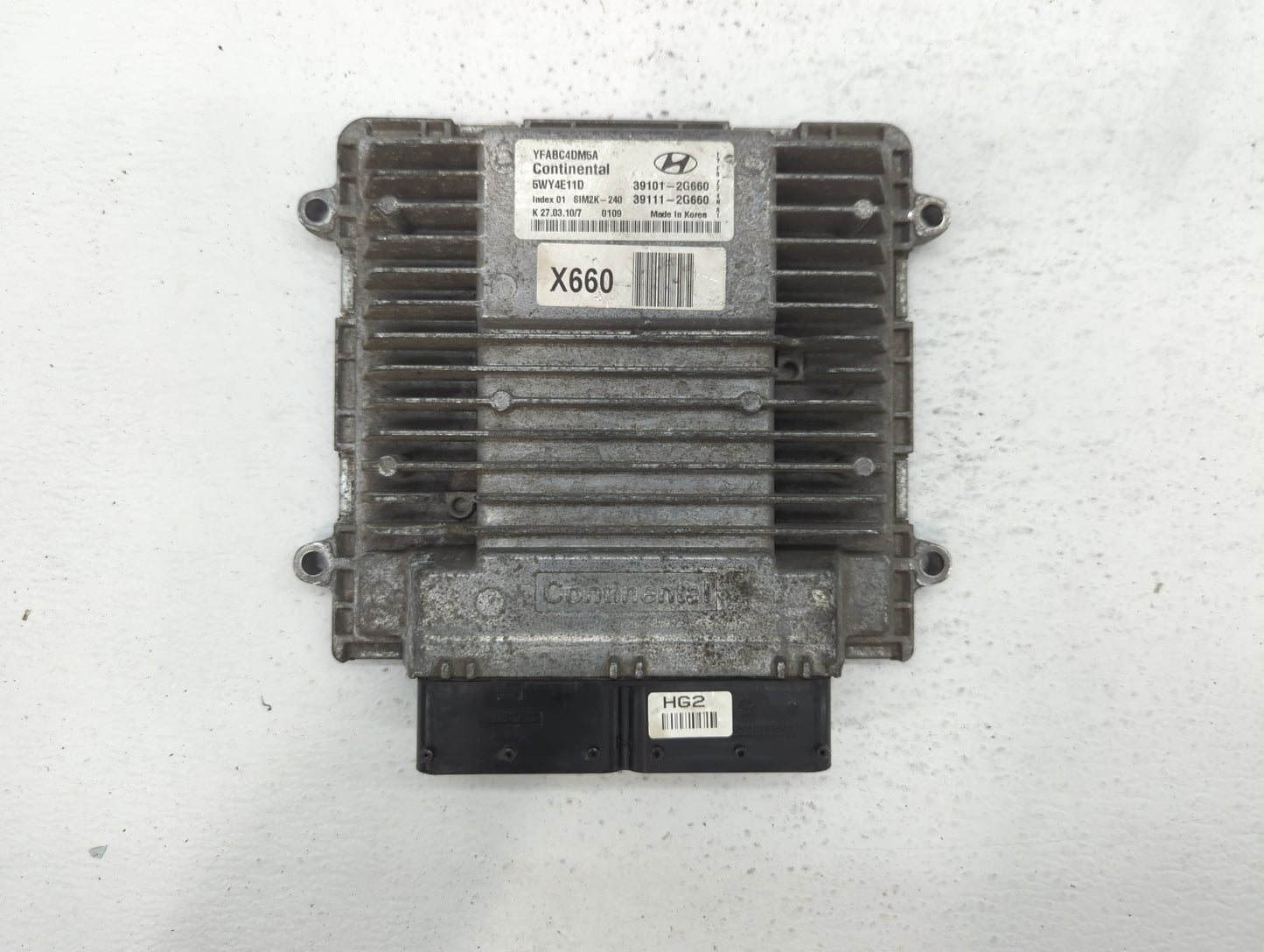 2011-2014 Hyundai Sonata PCM Engine Control Computer ECU ECM PCU OEM P/N:39111-2G663 39101-2G663 Fits Fits 2011 2012 2013 20