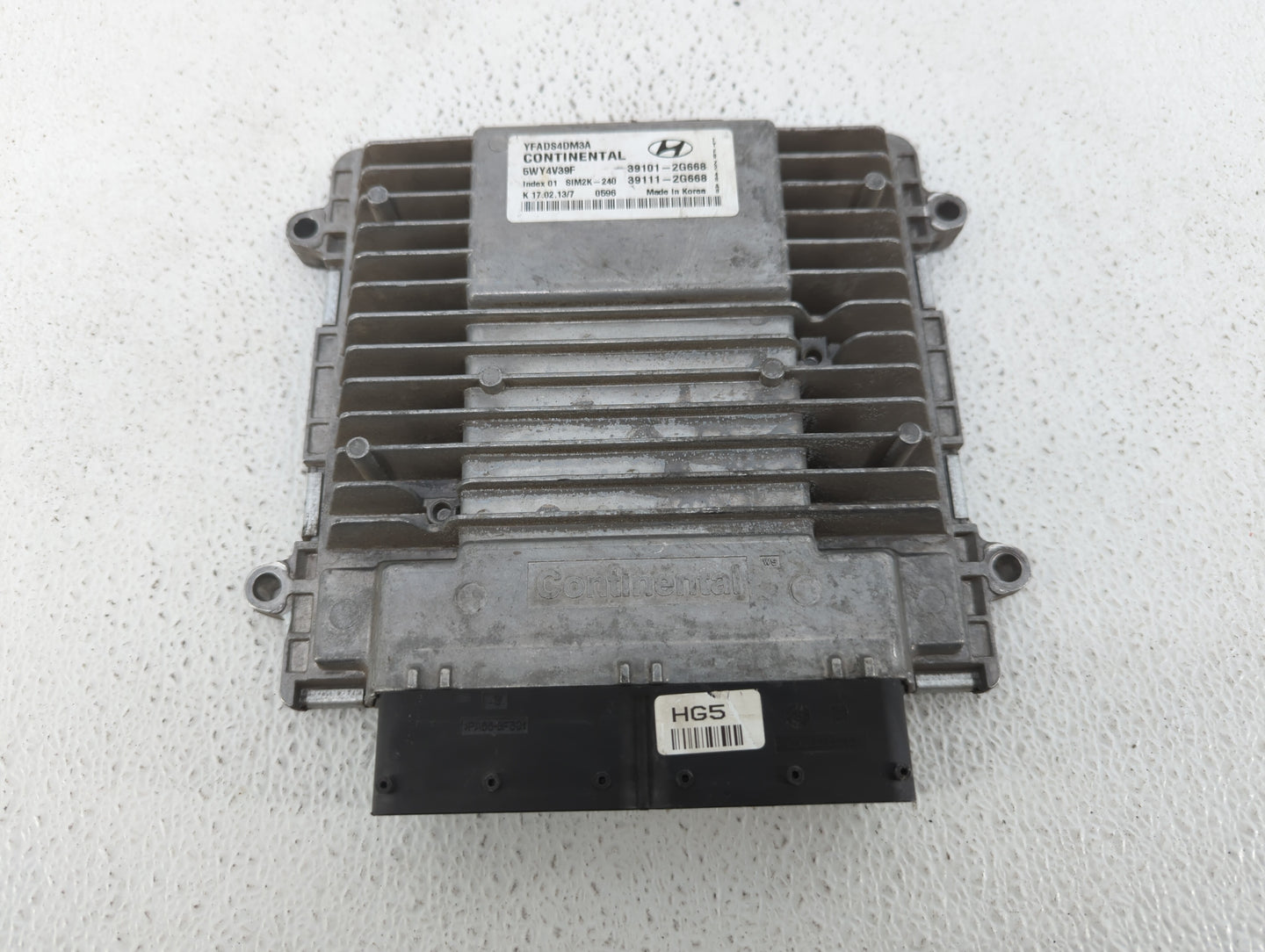 2011-2014 Hyundai Sonata PCM Engine Control Computer ECU ECM PCU OEM P/N:39111-2G668 39101-2G668 Fits Fits 2011 2012 2013 20