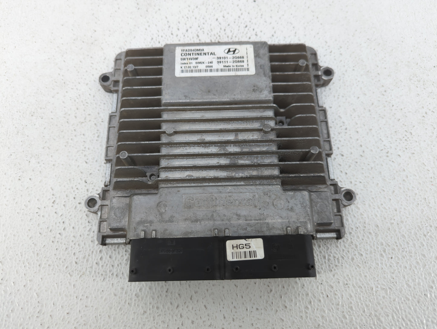 2011-2014 Hyundai Sonata PCM Engine Control Computer ECU ECM PCU OEM P/N:39111-2G668 39101-2G668 Fits Fits 2011 2012 2013 20